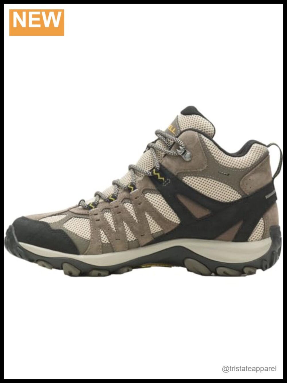 Waterproof Suede Leather Mid Hiking Boots - Picture 2 of 5
